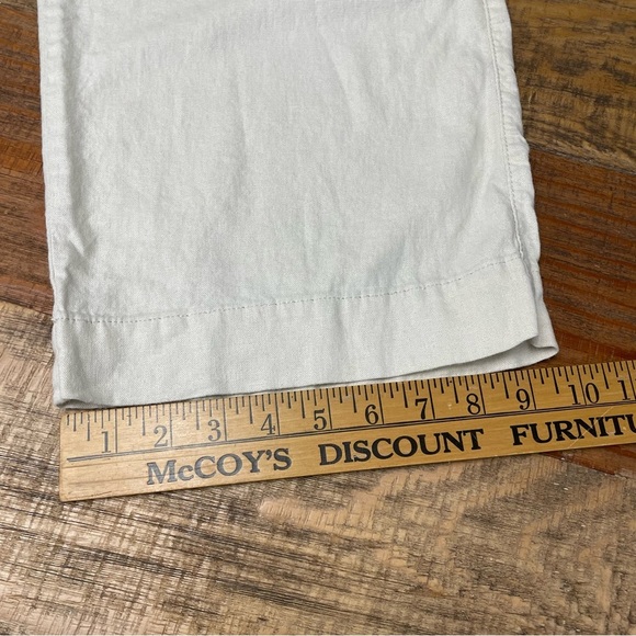 GAP Linen Pleated Wide Leg Pants cream Womens size 4 - Picture 5 of 10